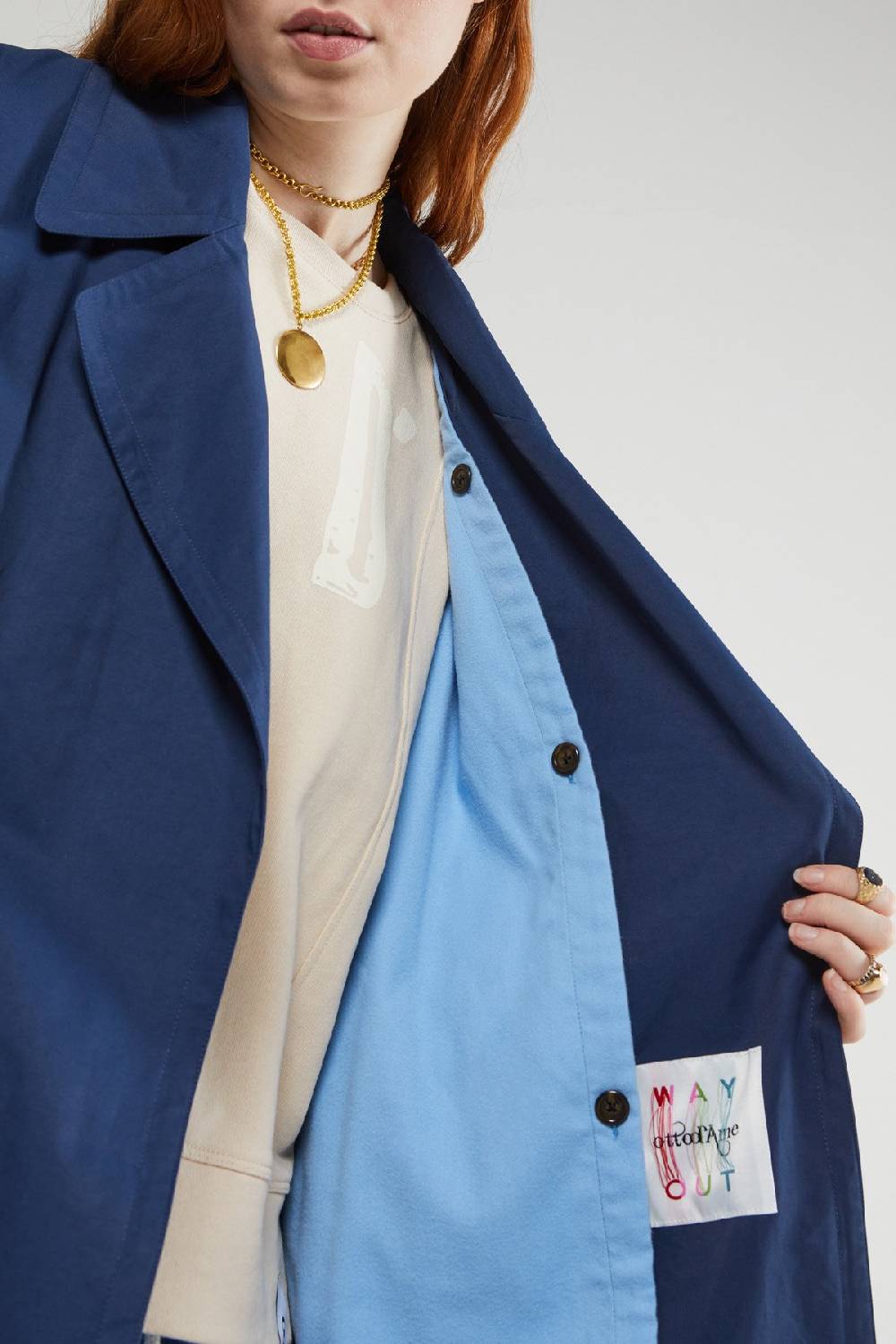 Ottod'Ame Long Raincoat