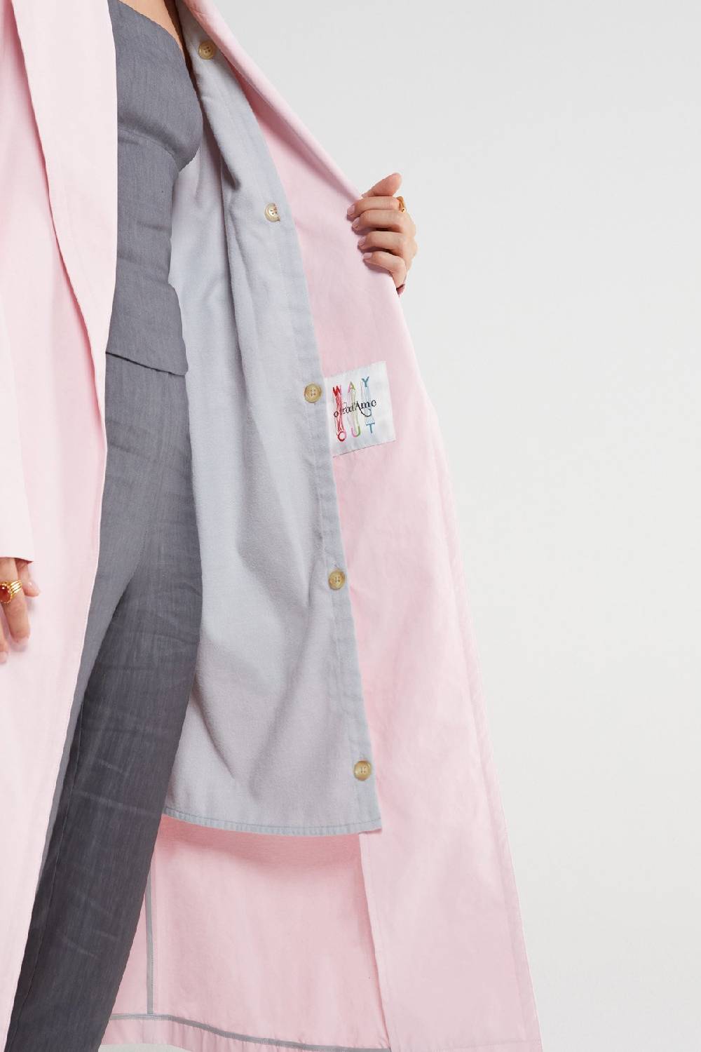 Ottod'Ame Long Raincoat