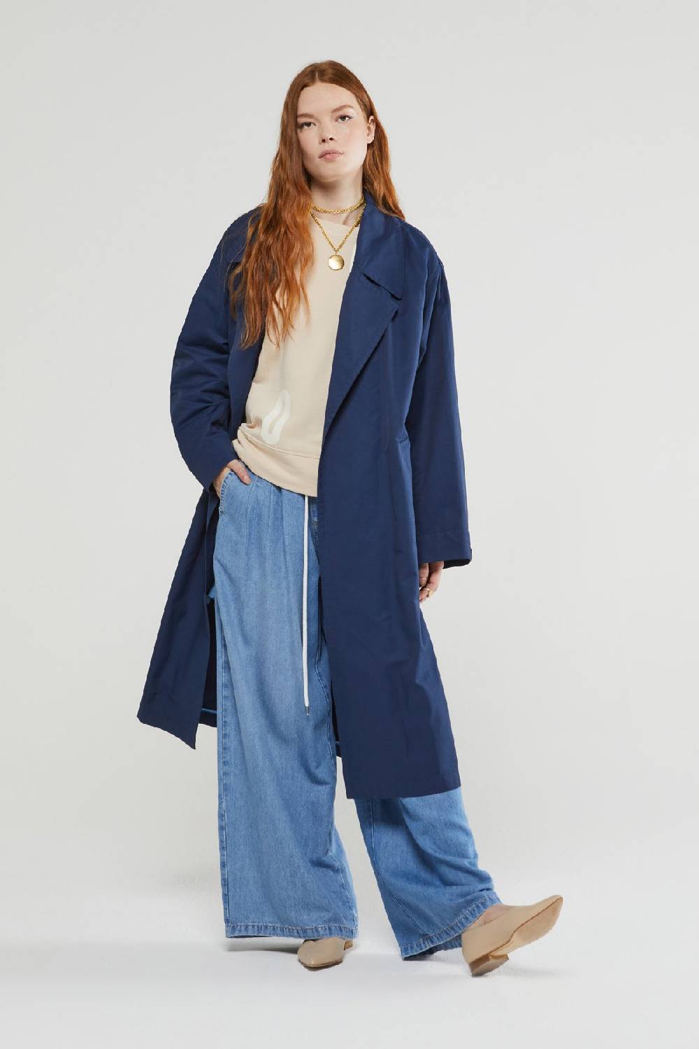 ottod'Ame Long raincoat