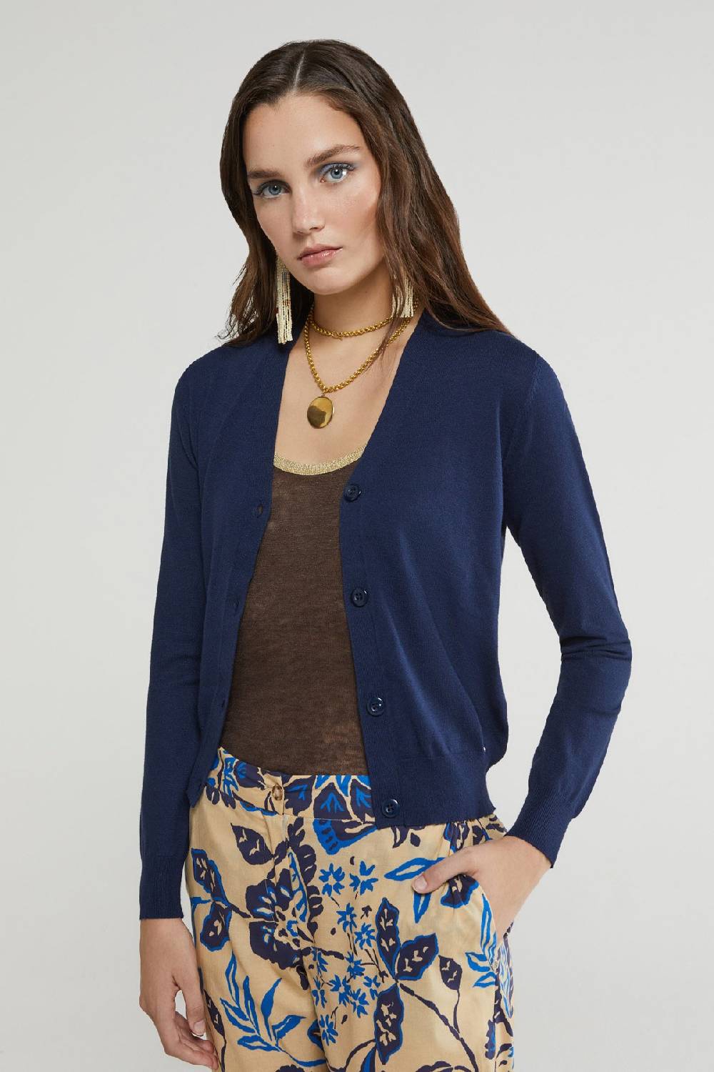 Ottod'Ame Long-sleeved Cardigan