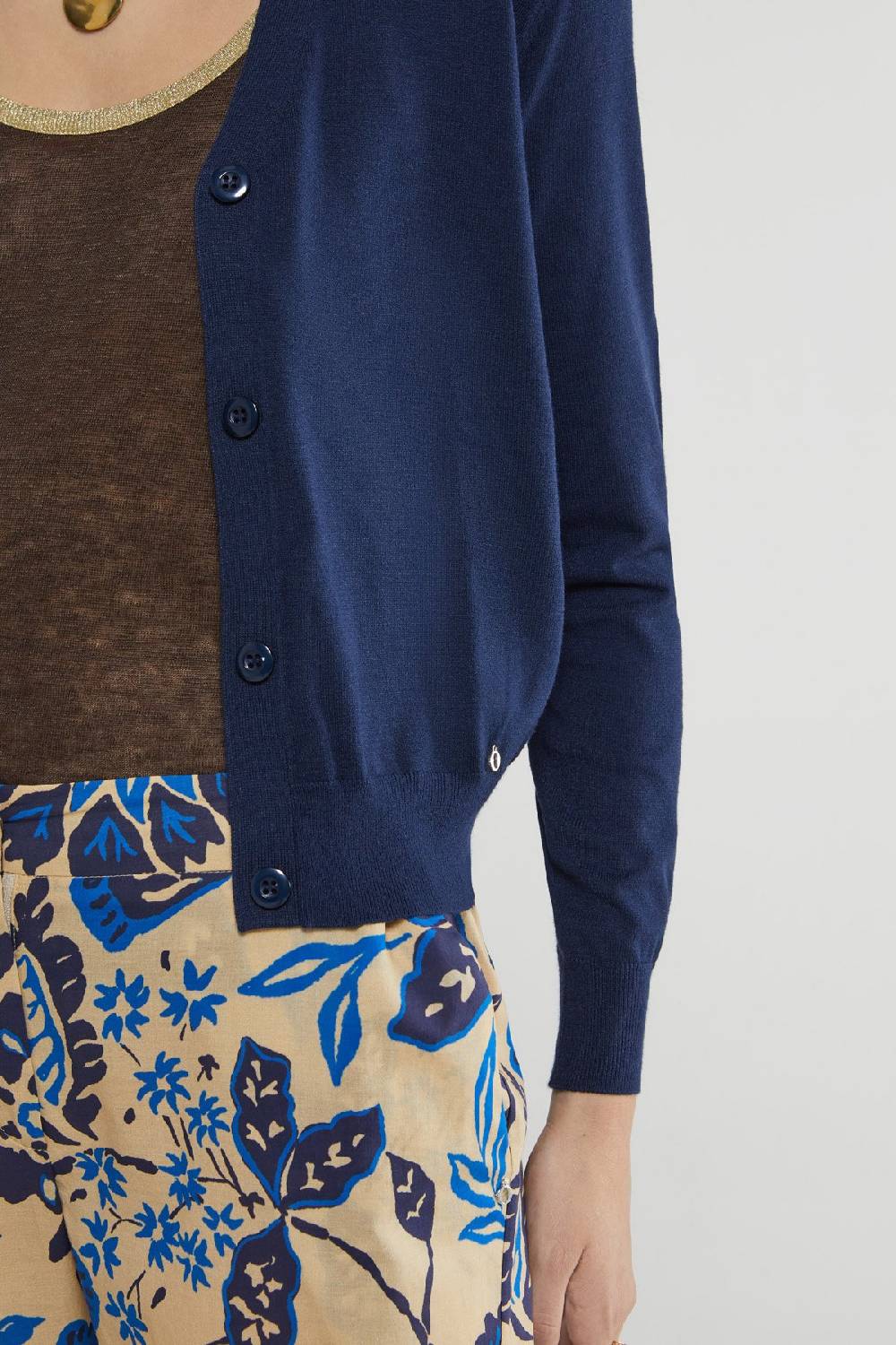 Ottod'Ame Long-sleeved Cardigan