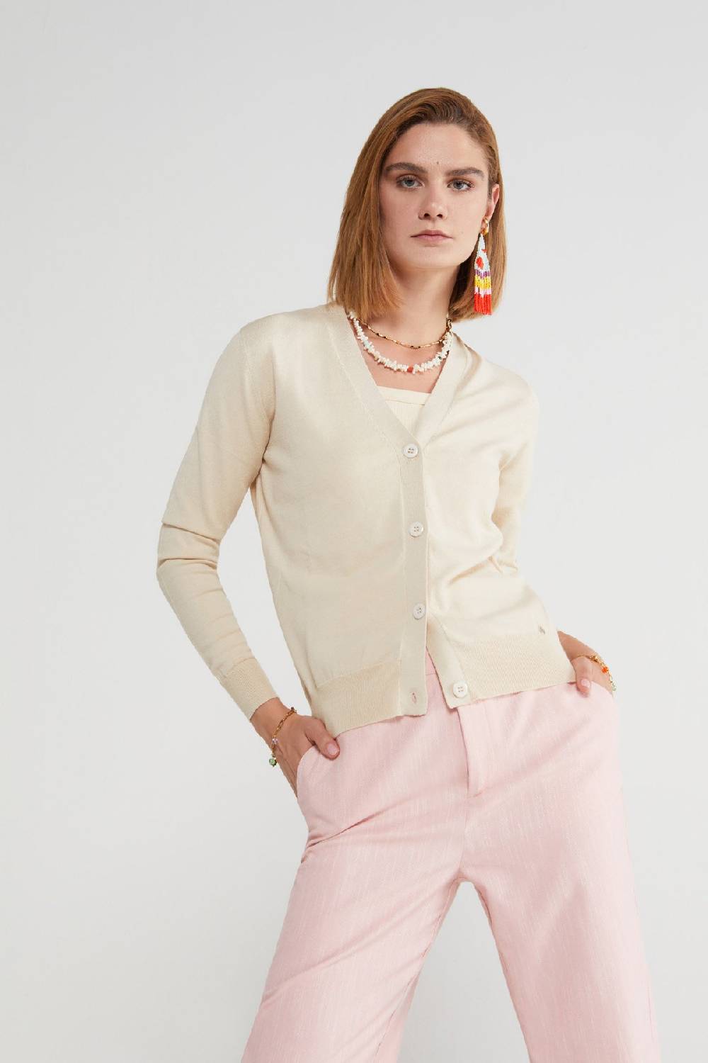 Ottod'Ame Long-sleeved Cardigan