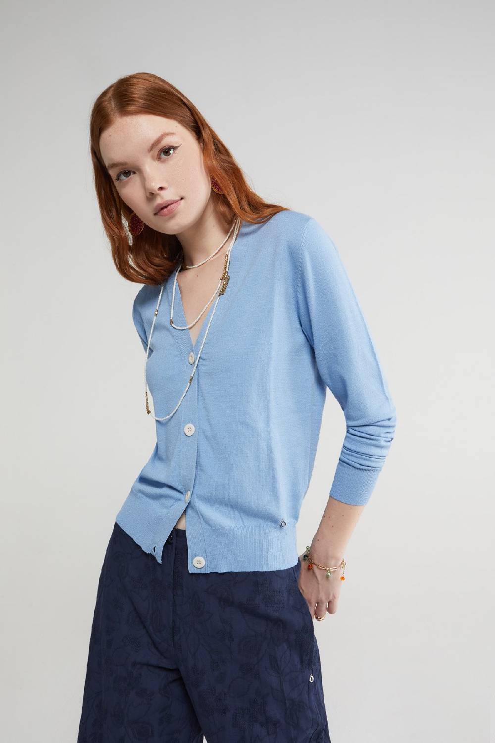 Ottod'Ame Long-sleeved Cardigan