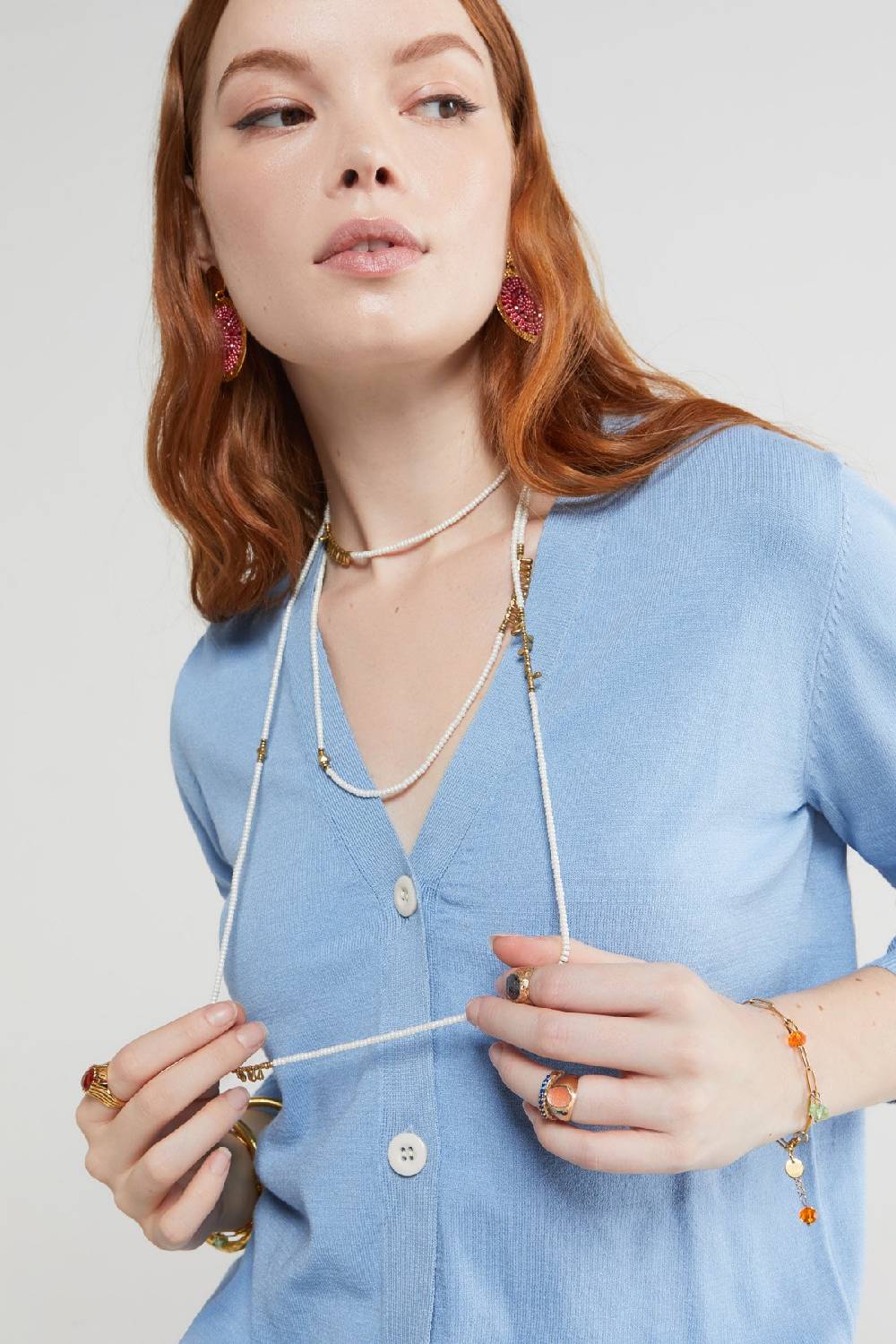 Ottod'Ame Long-sleeved Cardigan