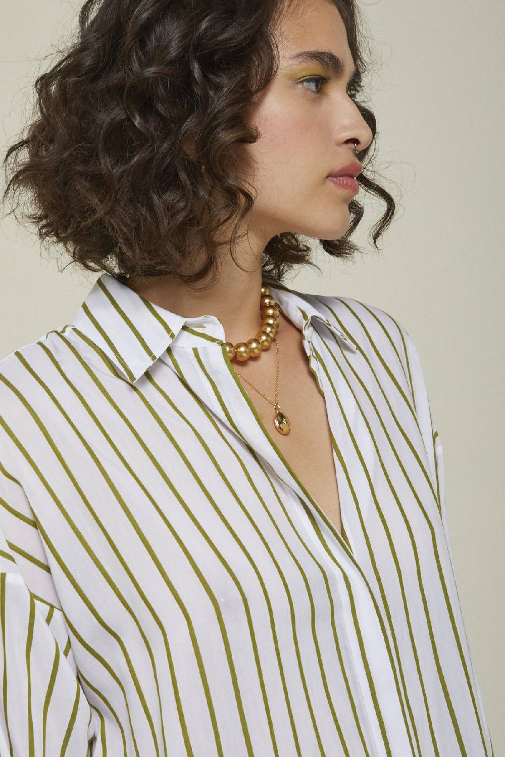 Ottod'Ame Long-sleeved Midi Chemisier