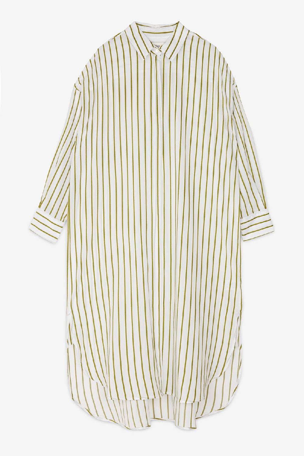 Ottod'Ame Long-sleeved Midi Chemisier