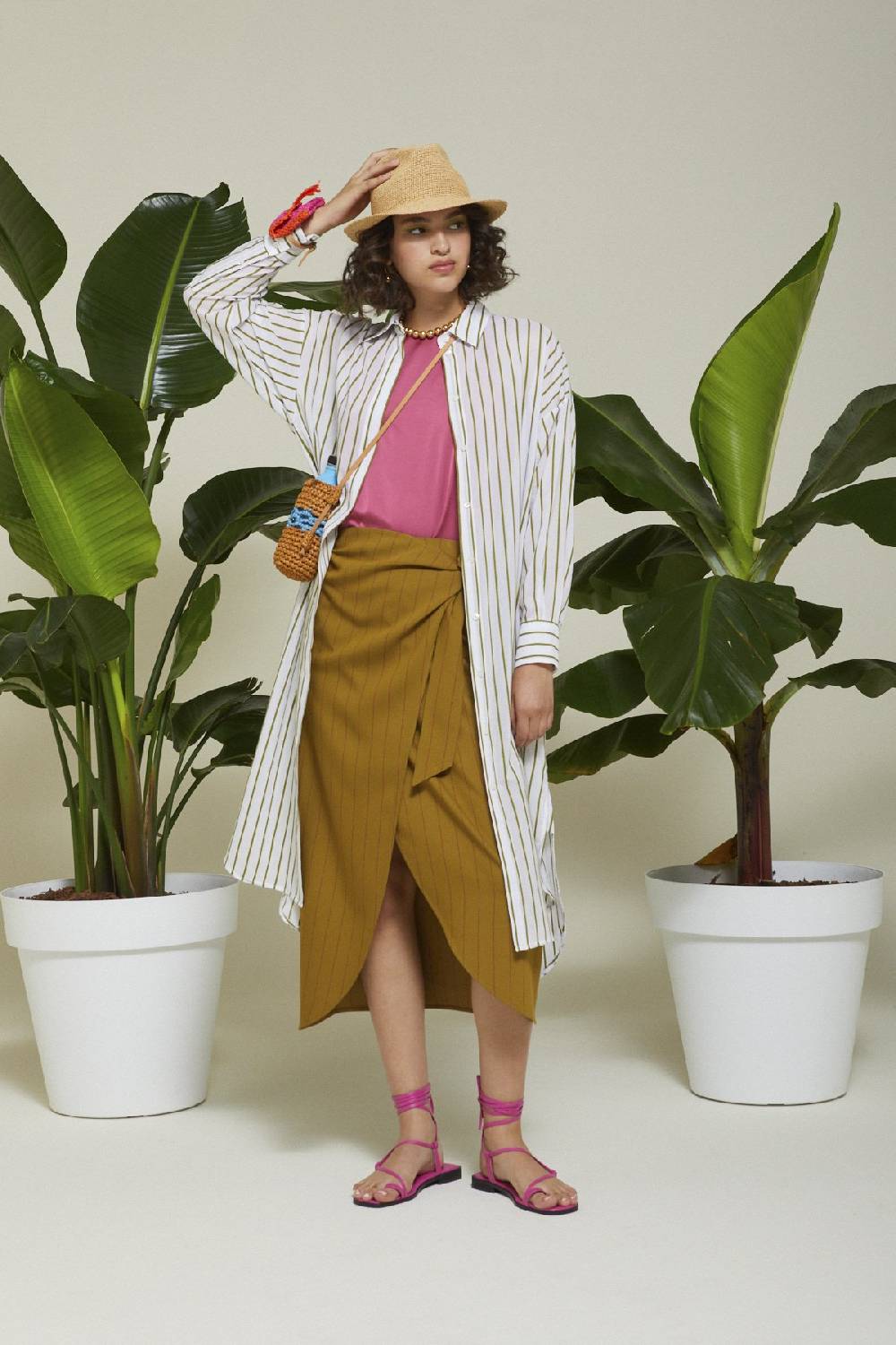 ottod'Ame Long-sleeved midi chemisier