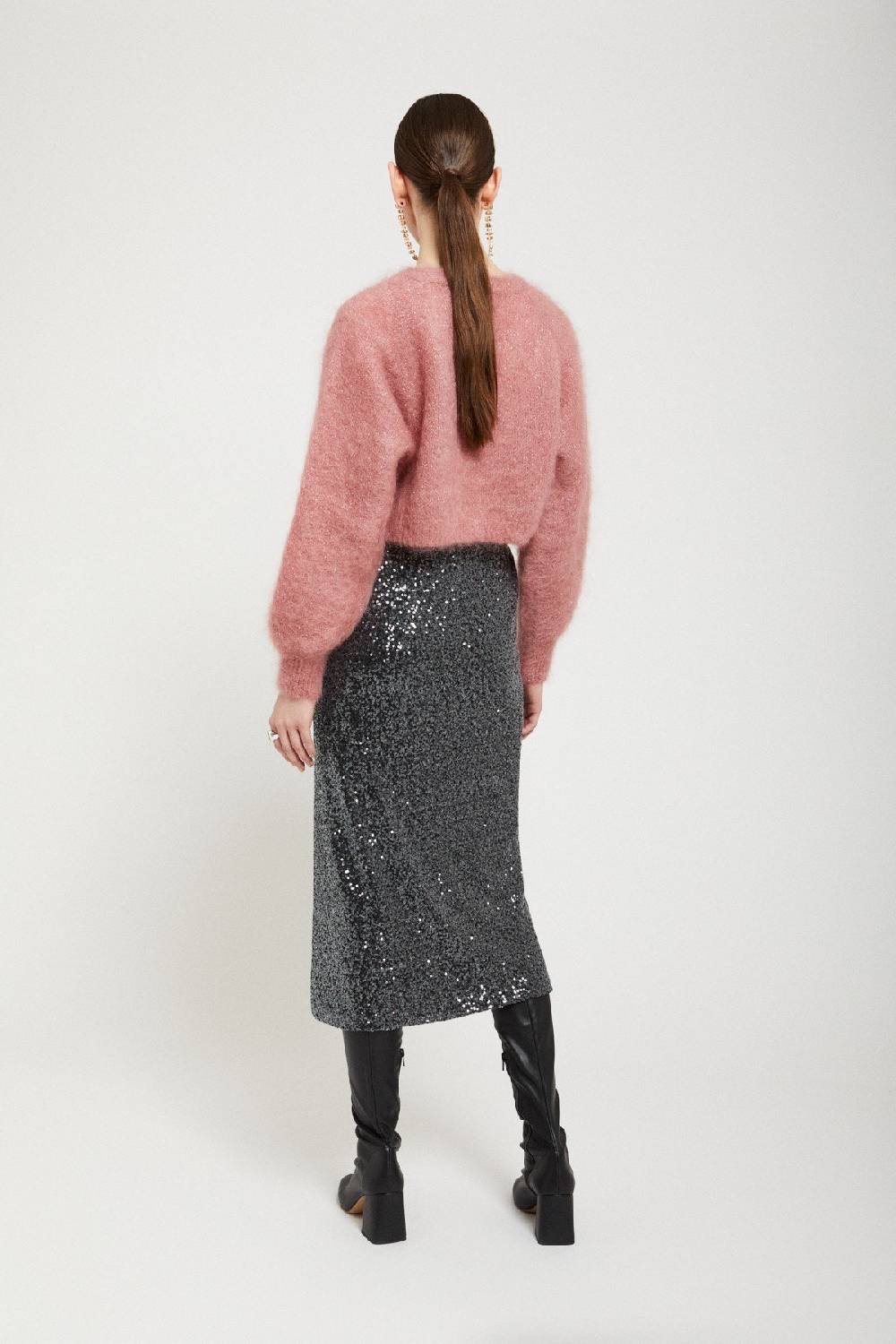 Ottod'Ame Longuette Skirt With Sequins