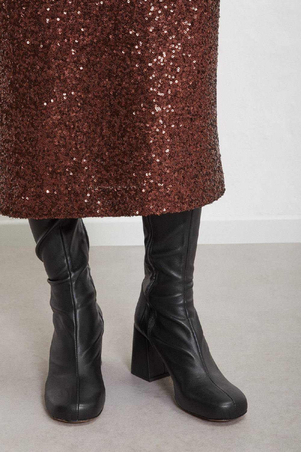 Ottod'Ame Longuette Skirt With Sequins