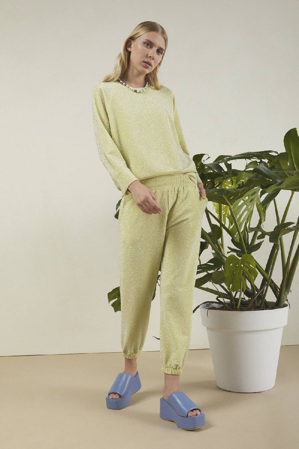 ottod'Ame Lurex trousers