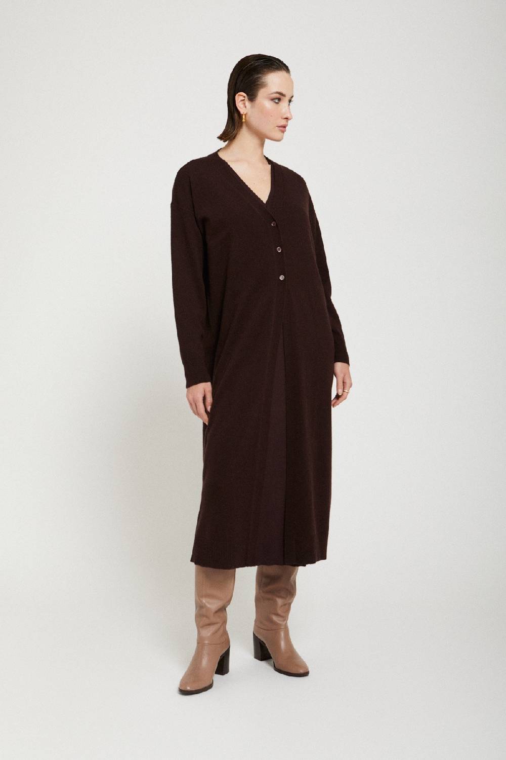 Ottod'Ame Merino Wool Midi Dress