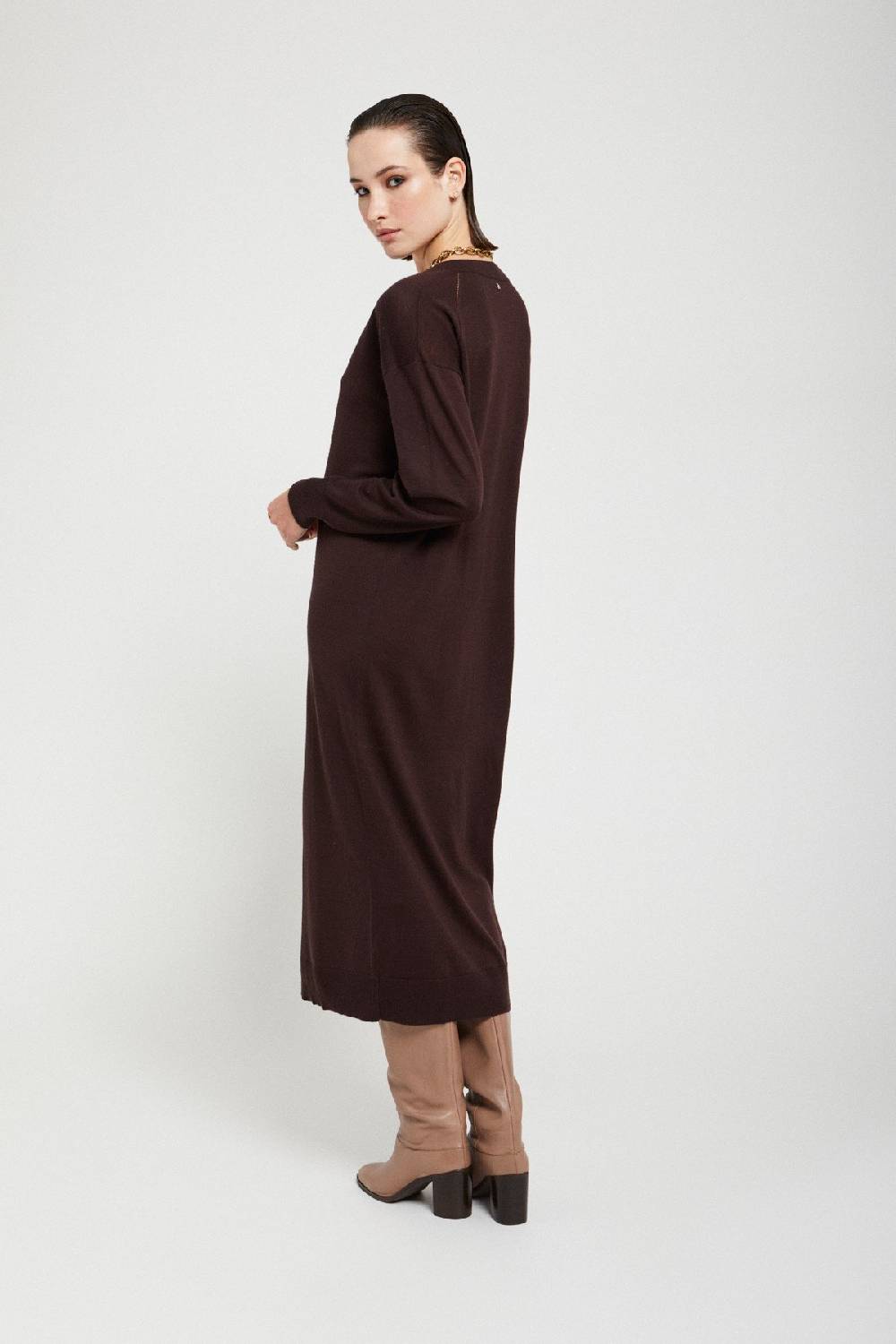 Ottod'Ame Merino Wool Midi Dress