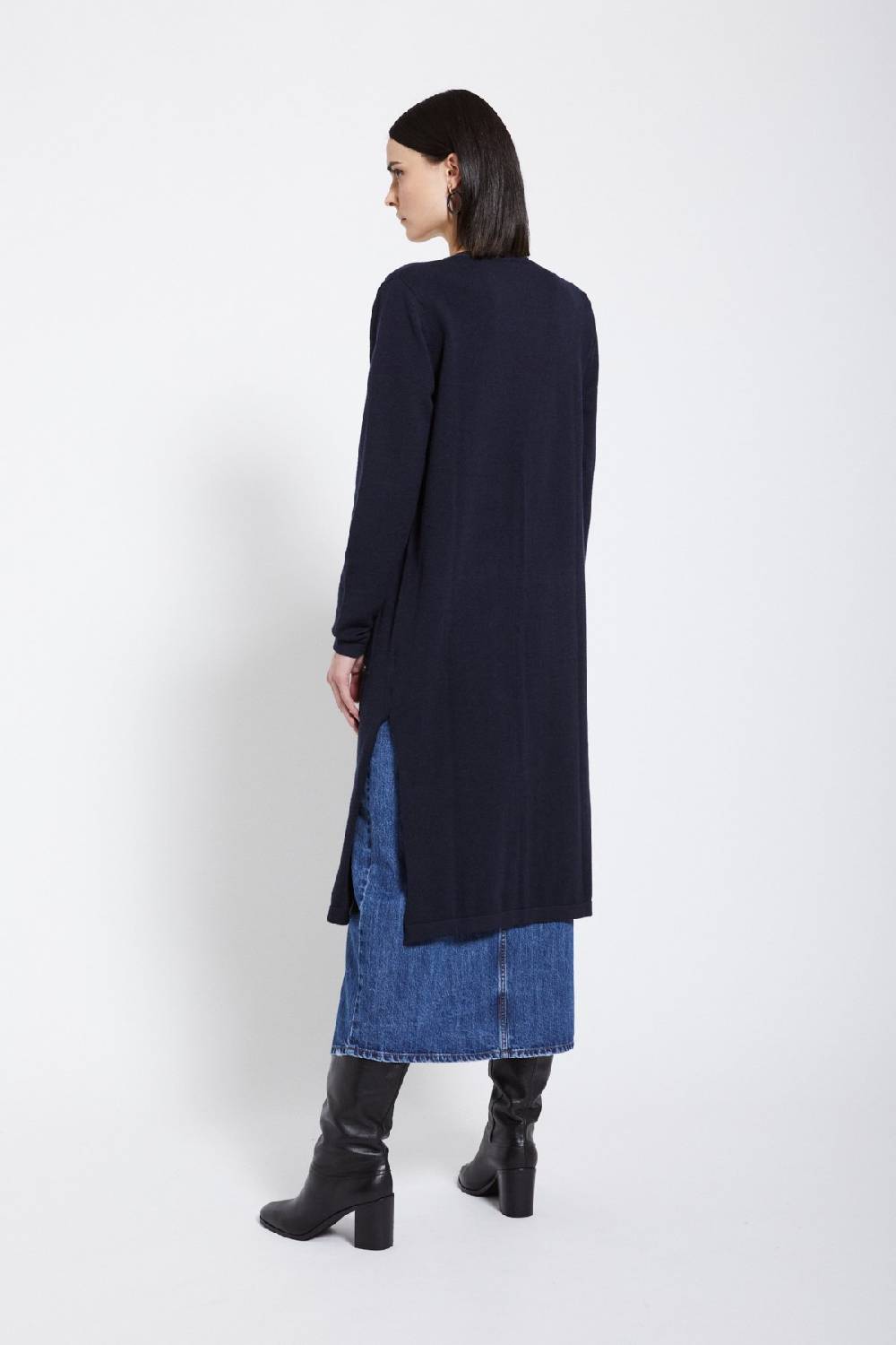 Ottod'Ame Midi Cardigan With Slits