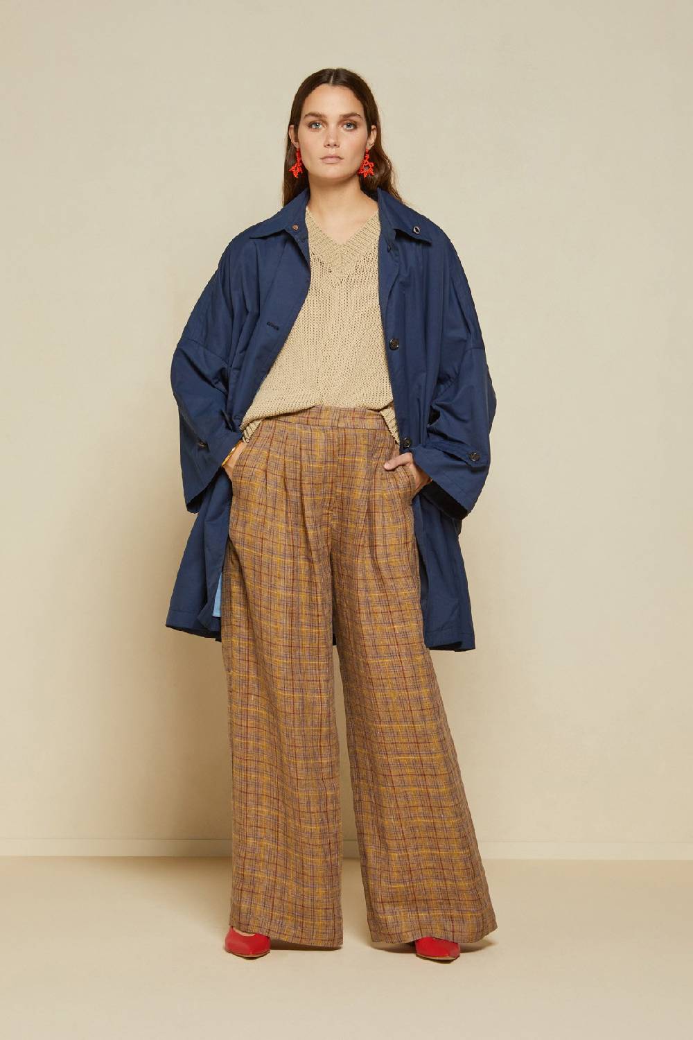 ottod'Ame Midi raincoat