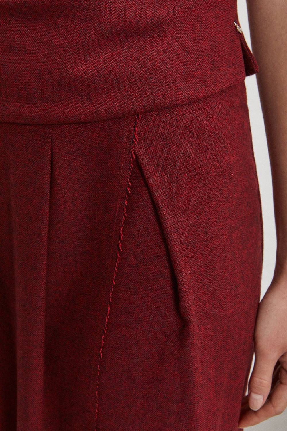 Ottod'Ame Midi Skirt With Pleats