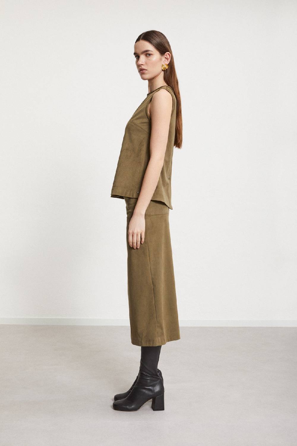 Ottod'Ame Midi Skirt With Slit