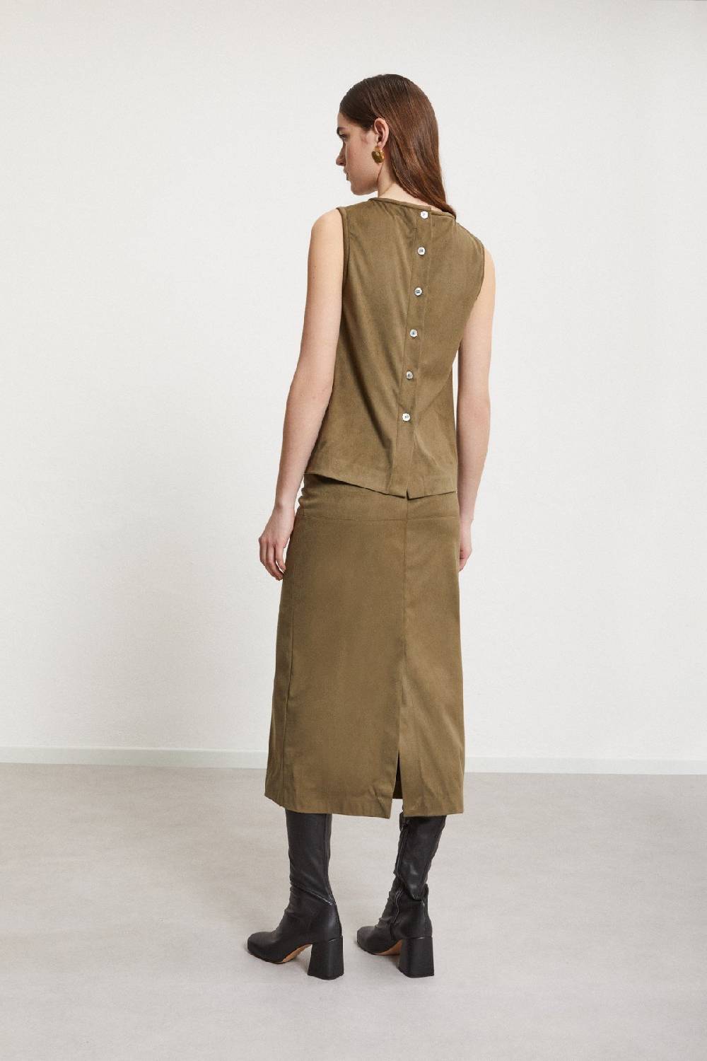 Ottod'Ame Midi Skirt With Slit