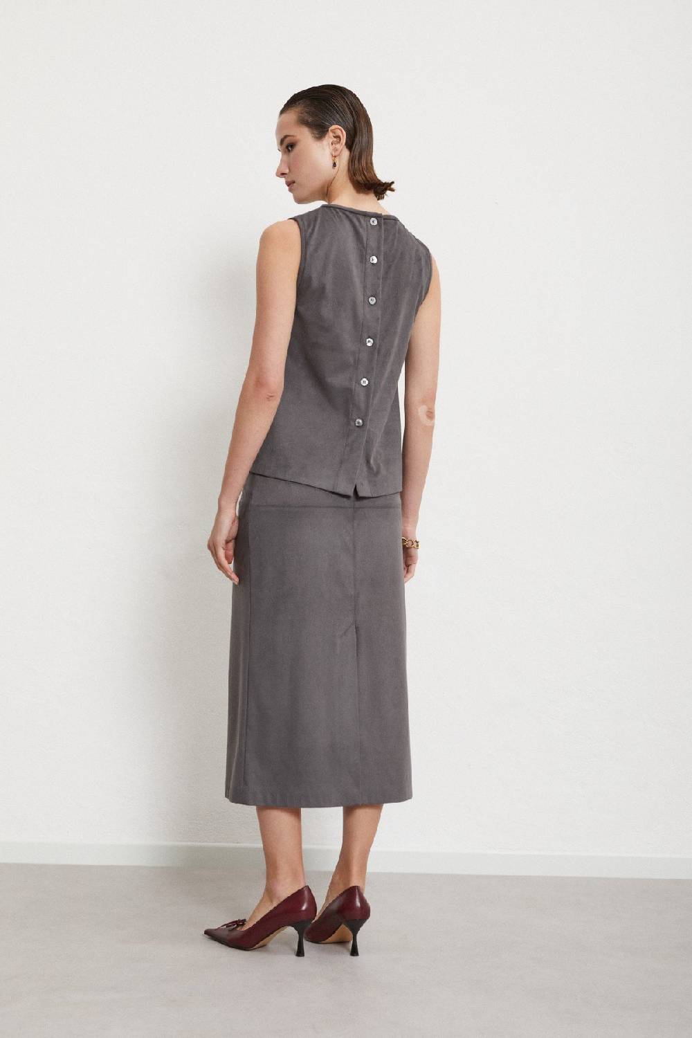 Ottod'Ame Midi Skirt With Slit