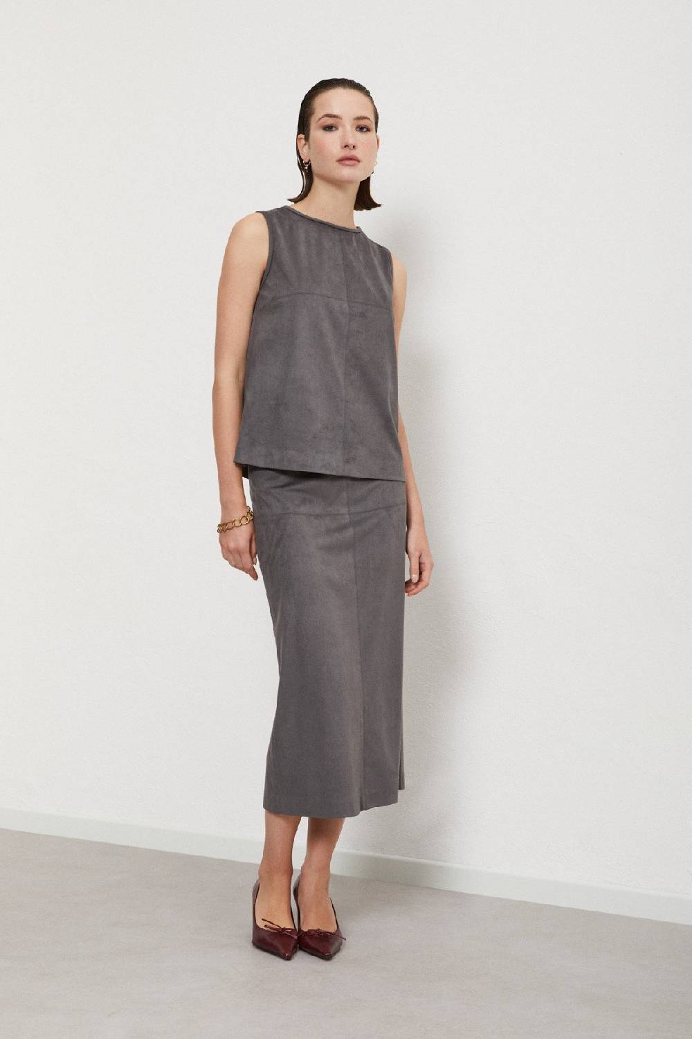 Ottod'Ame Midi Skirt With Slit