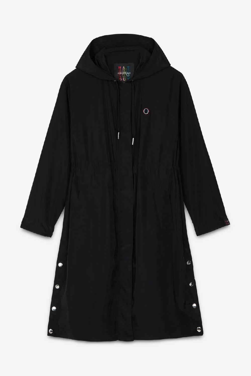 Ottod'Ame Midi Trench Coat With Hood