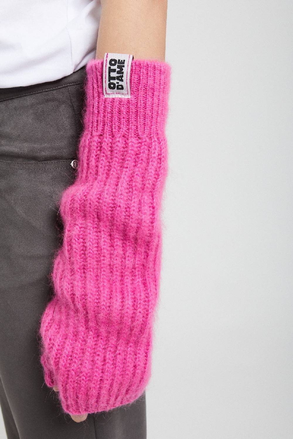 Ottod'Ame Mohair Blend Fingerless Gloves