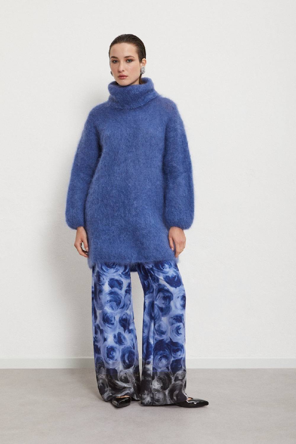 Ottod'Ame Mohair Blend Fluffy Dress