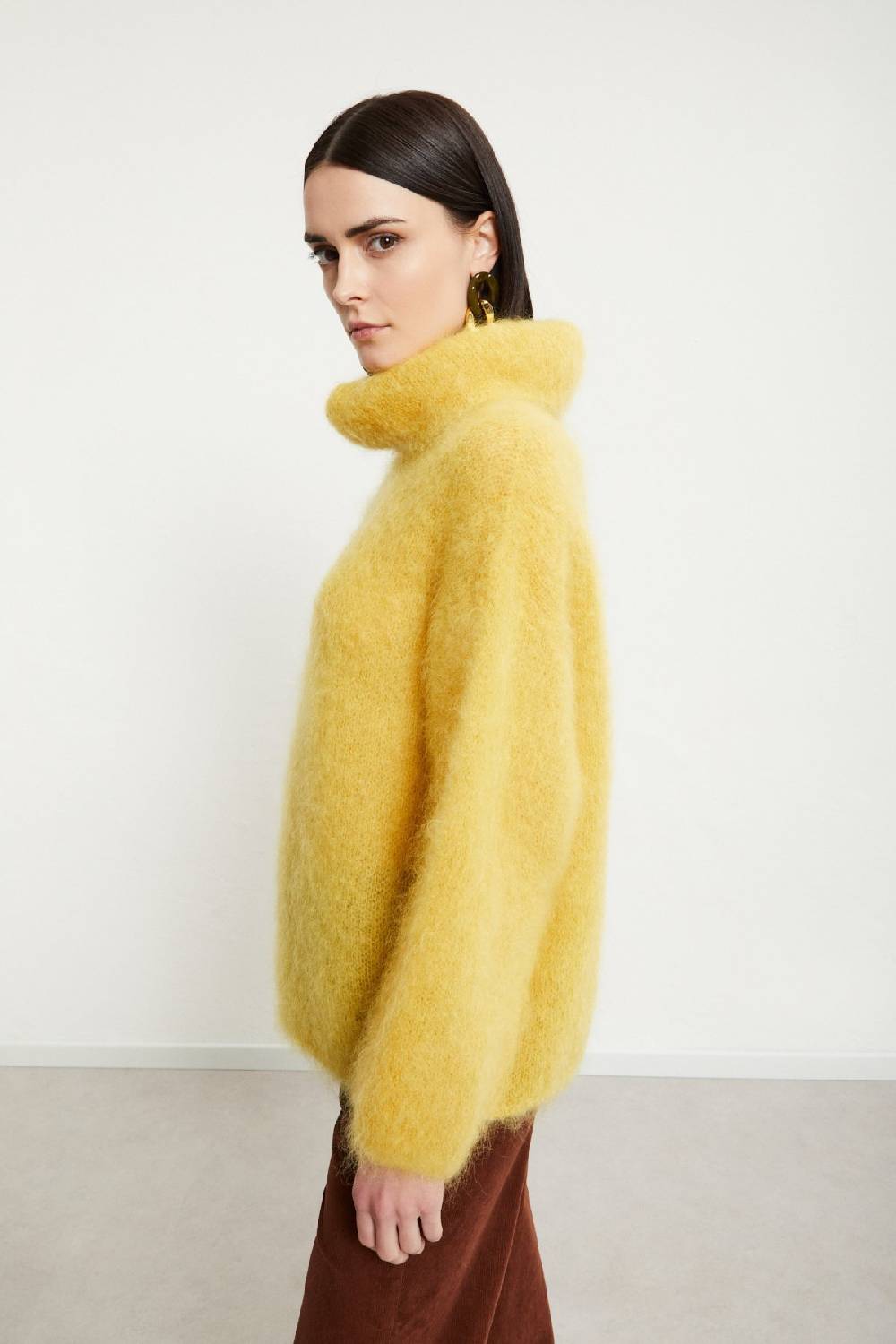 Ottod'Ame Mohair Blend Fluffy Jumper