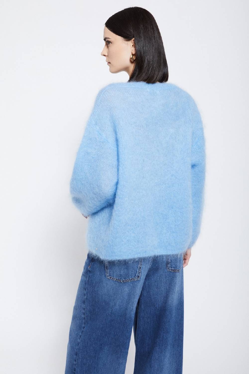 Ottod'Ame Mohair Blend Fluffy Jumper