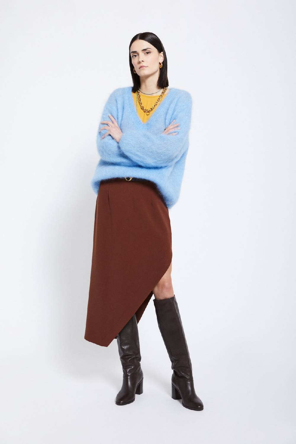 Ottod'Ame Mohair Blend Fluffy Jumper