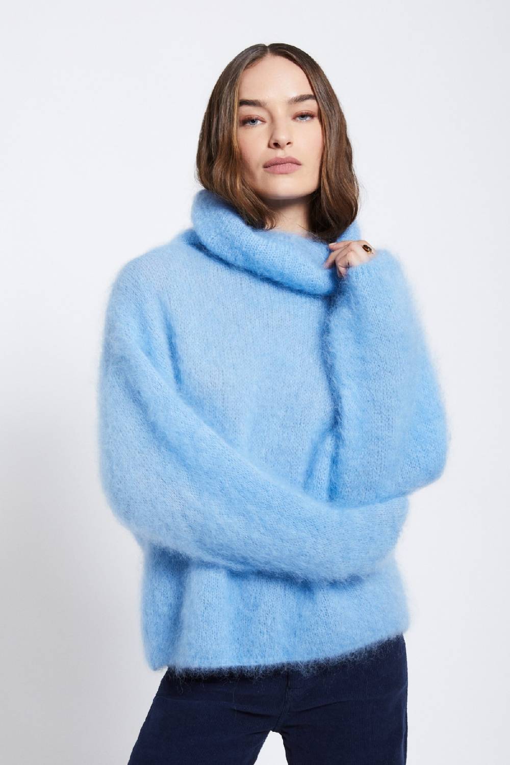 Ottod'Ame Mohair Blend Fluffy Jumper