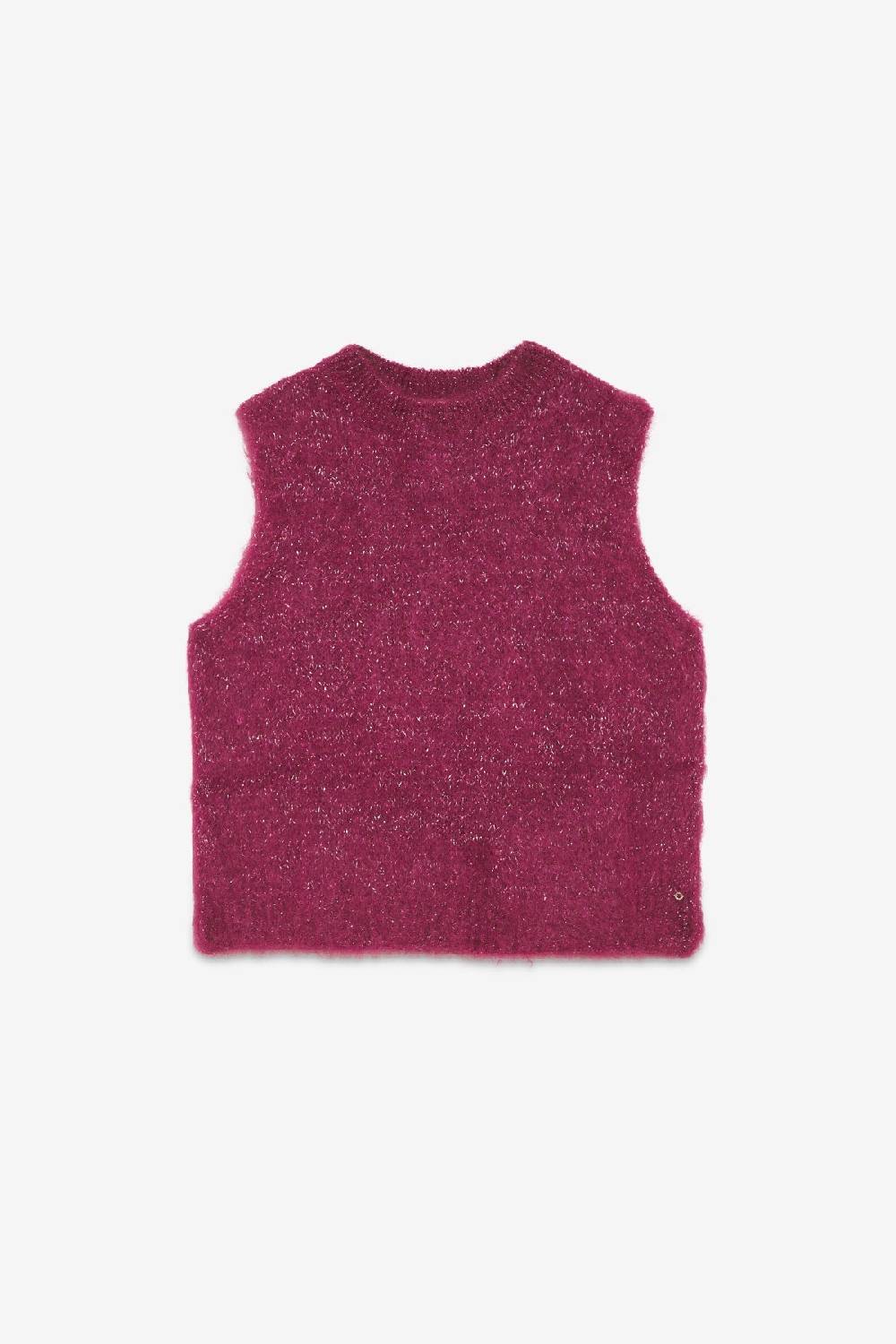 Ottod'Ame Mohair Blend Fluffy Vest