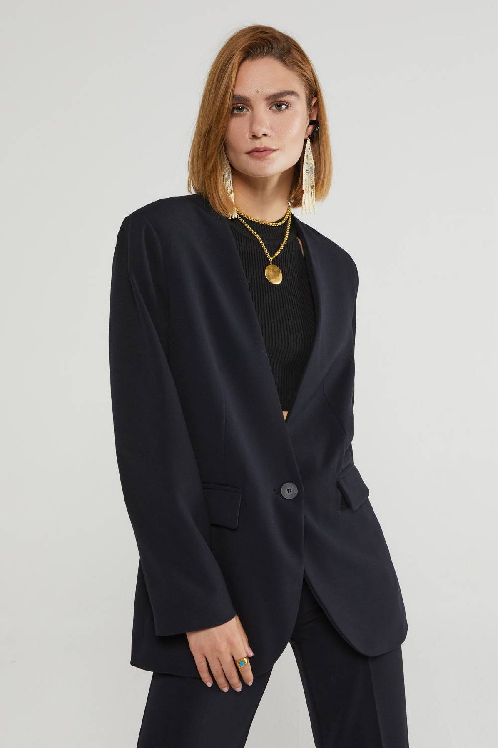Ottod'Ame One Button Jacket