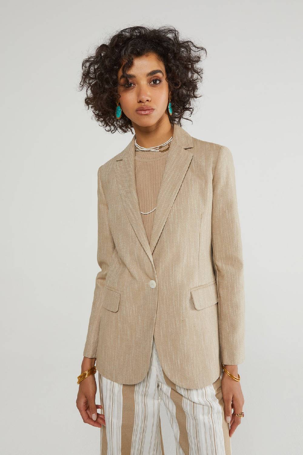 Ottod'Ame One Button Jacket