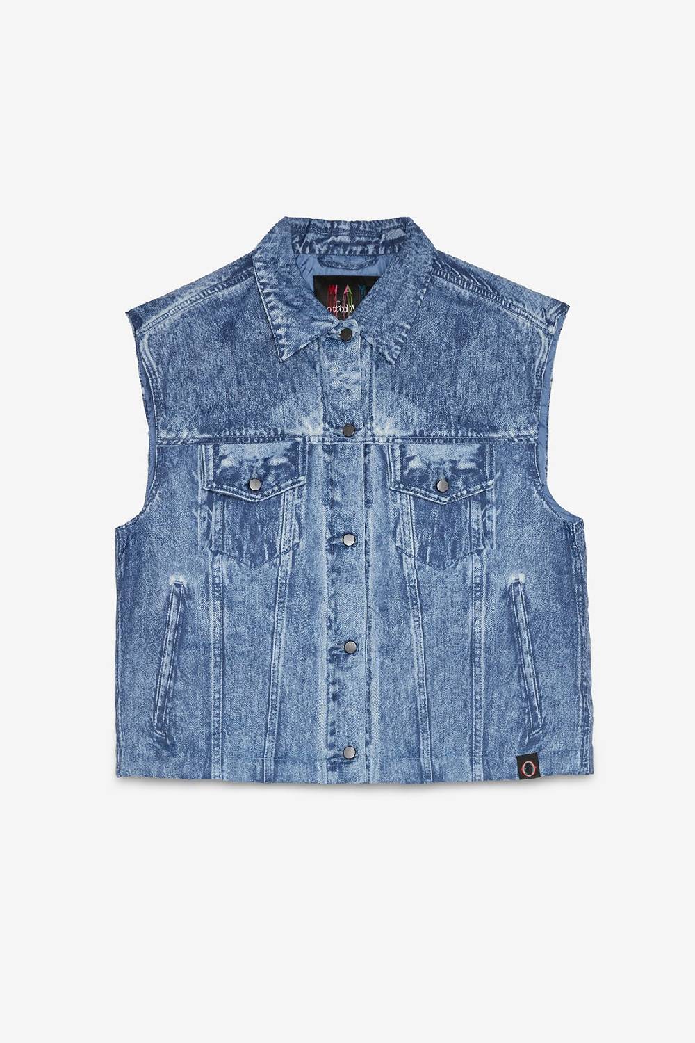 Ottod'Ame Padded Waistcoat Jeans