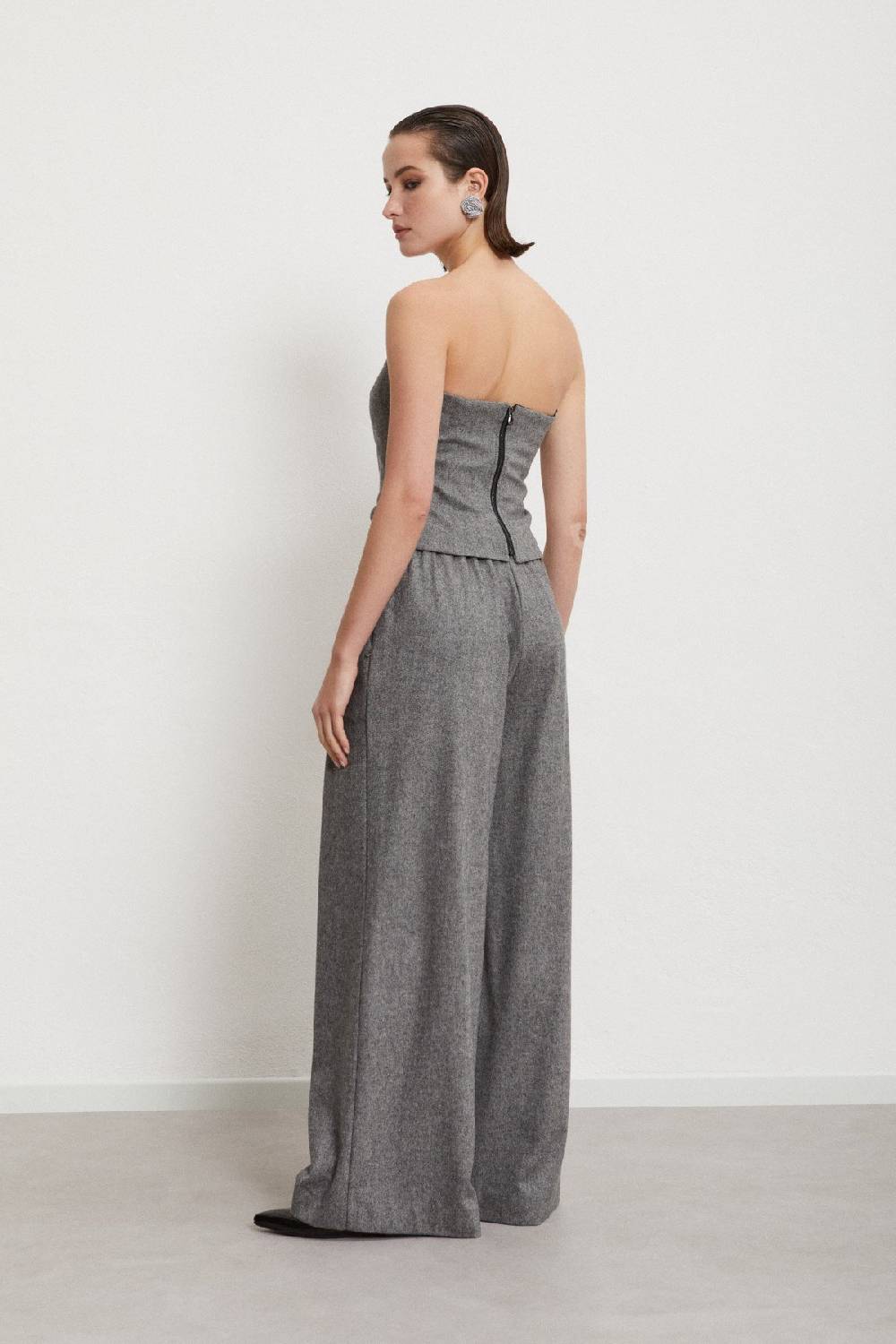 Ottod'Ame Palazzo Trousers With Pleats