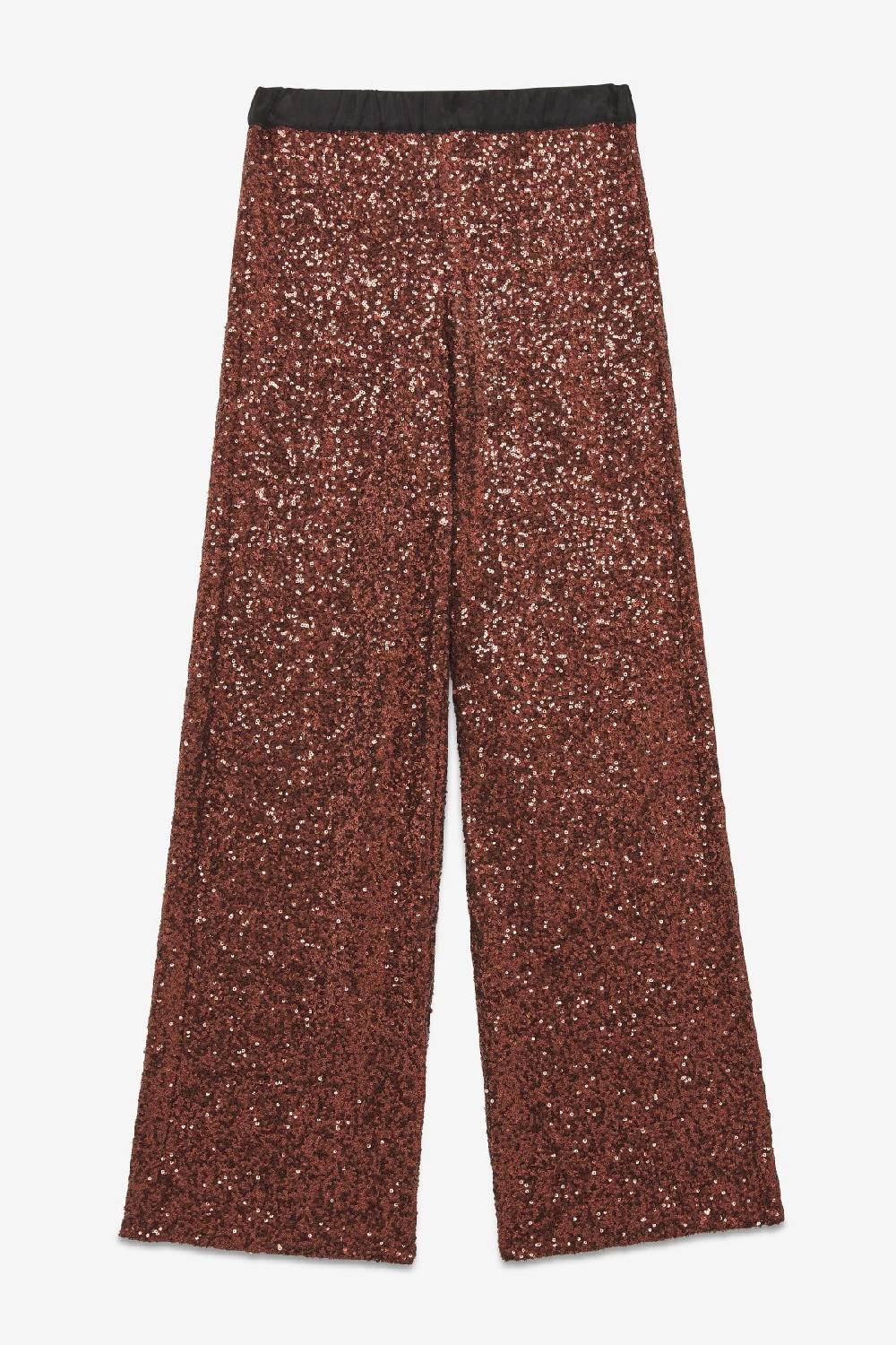 Ottod'Ame Palazzo Trousers With Sequins