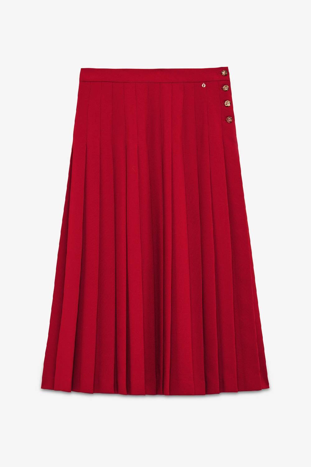 Ottod'Ame Pleated Midi Skirt
