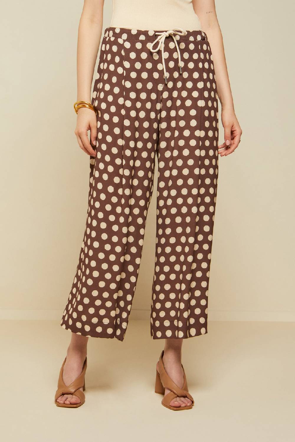 Ottod'Ame Polka Dots' Culottes Trousers