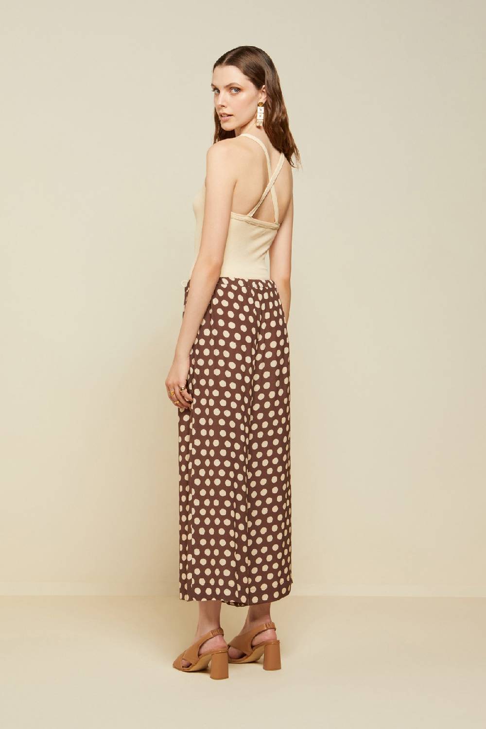 Ottod'Ame Polka Dots' Culottes Trousers