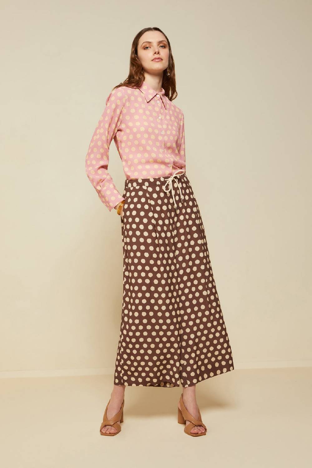 Ottod'Ame Polka Dots' Long Sleeved Shirt