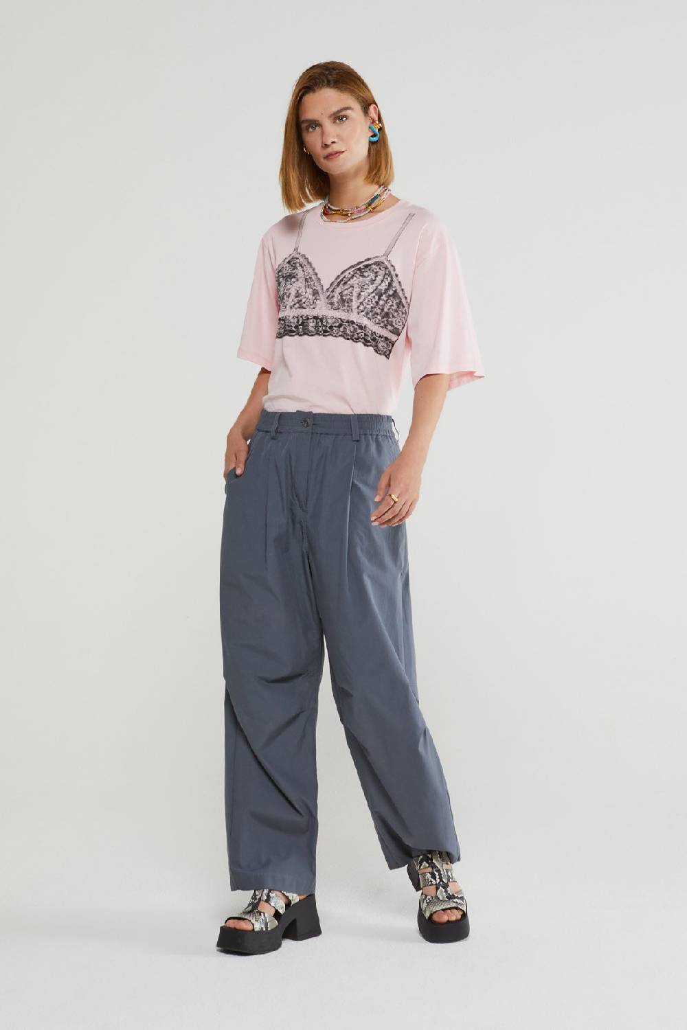 Ottod'Ame Poplin Cargo Trousers