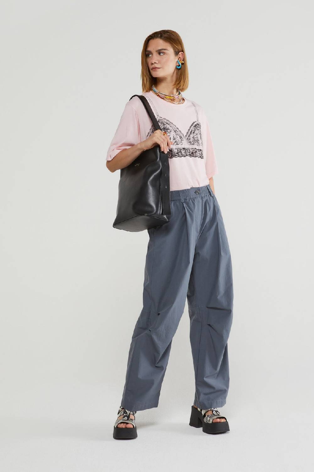 ottod'Ame Poplin cargo trousers