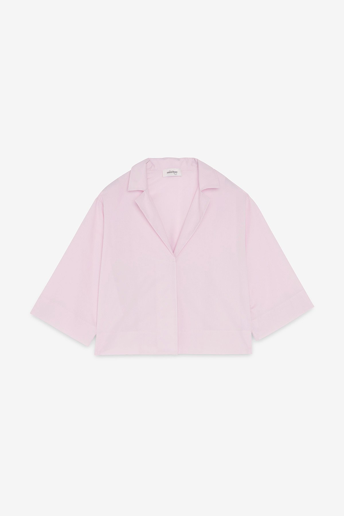 Ottod'Ame Poplin Cropped Shirt