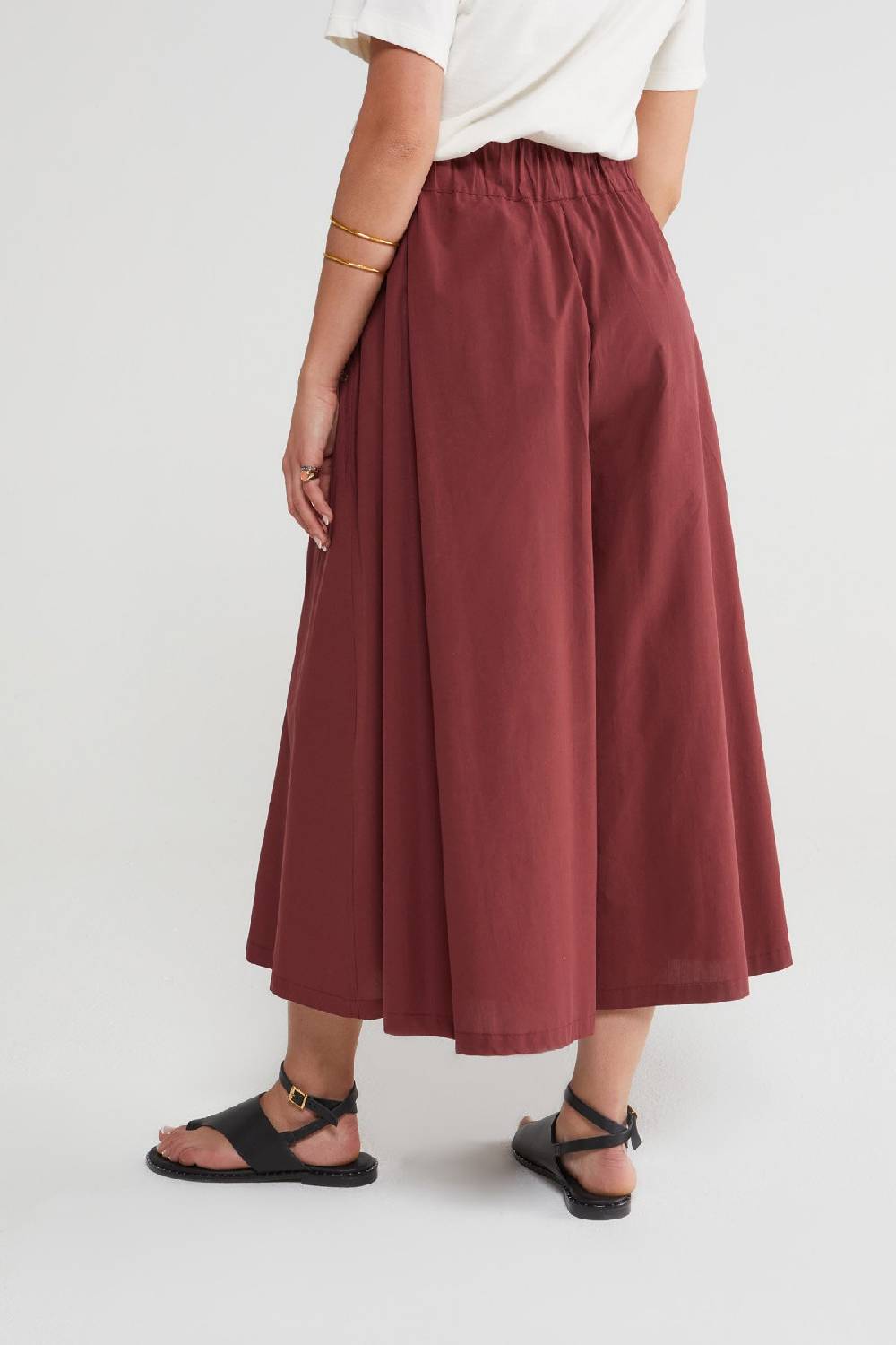 Ottod'Ame Poplin Culottes Trousers