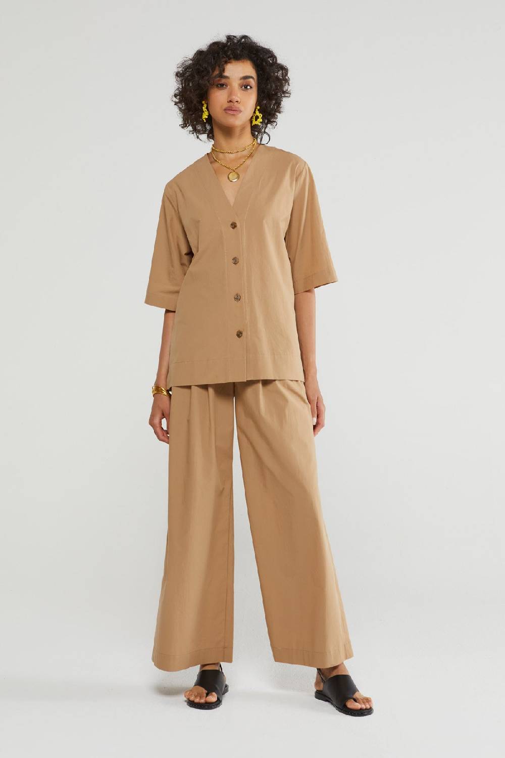 Ottod'Ame Poplin Half-sleeve Shirt