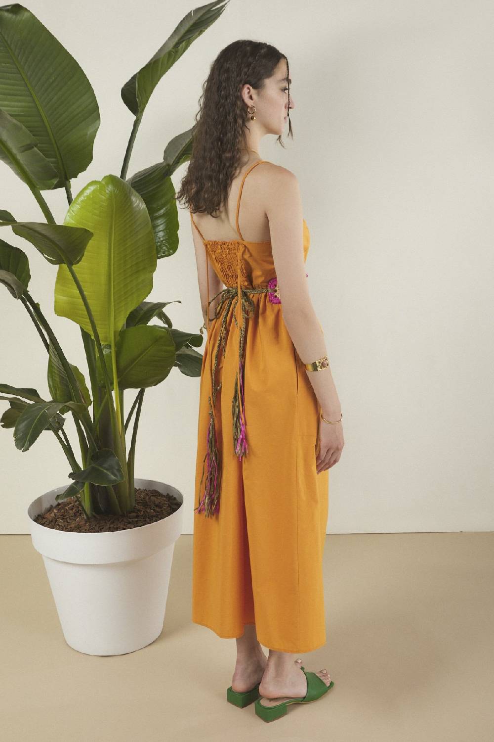 Ottod'Ame Poplin Long Dress