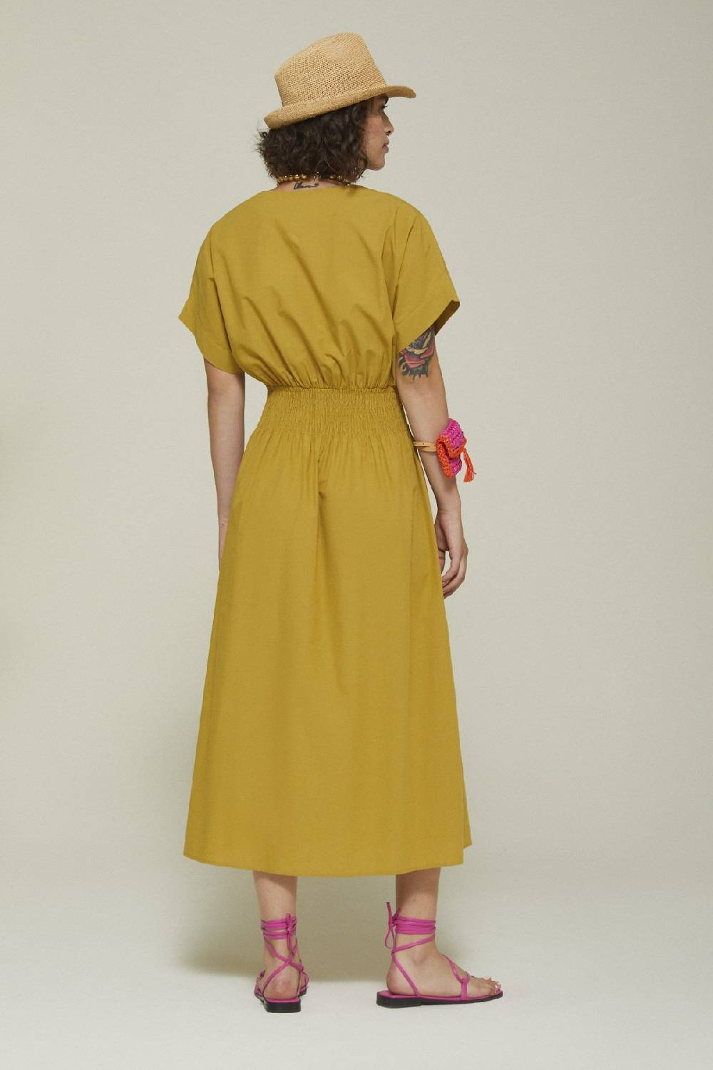Ottod'Ame Poplin Long Dress