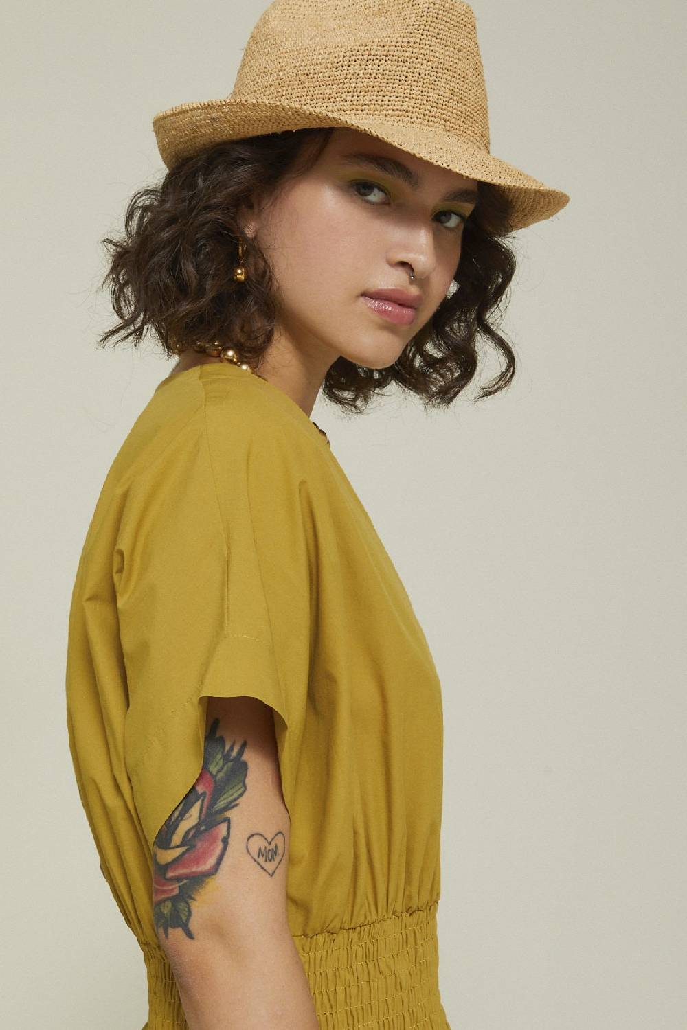 Ottod'Ame Poplin Long Dress