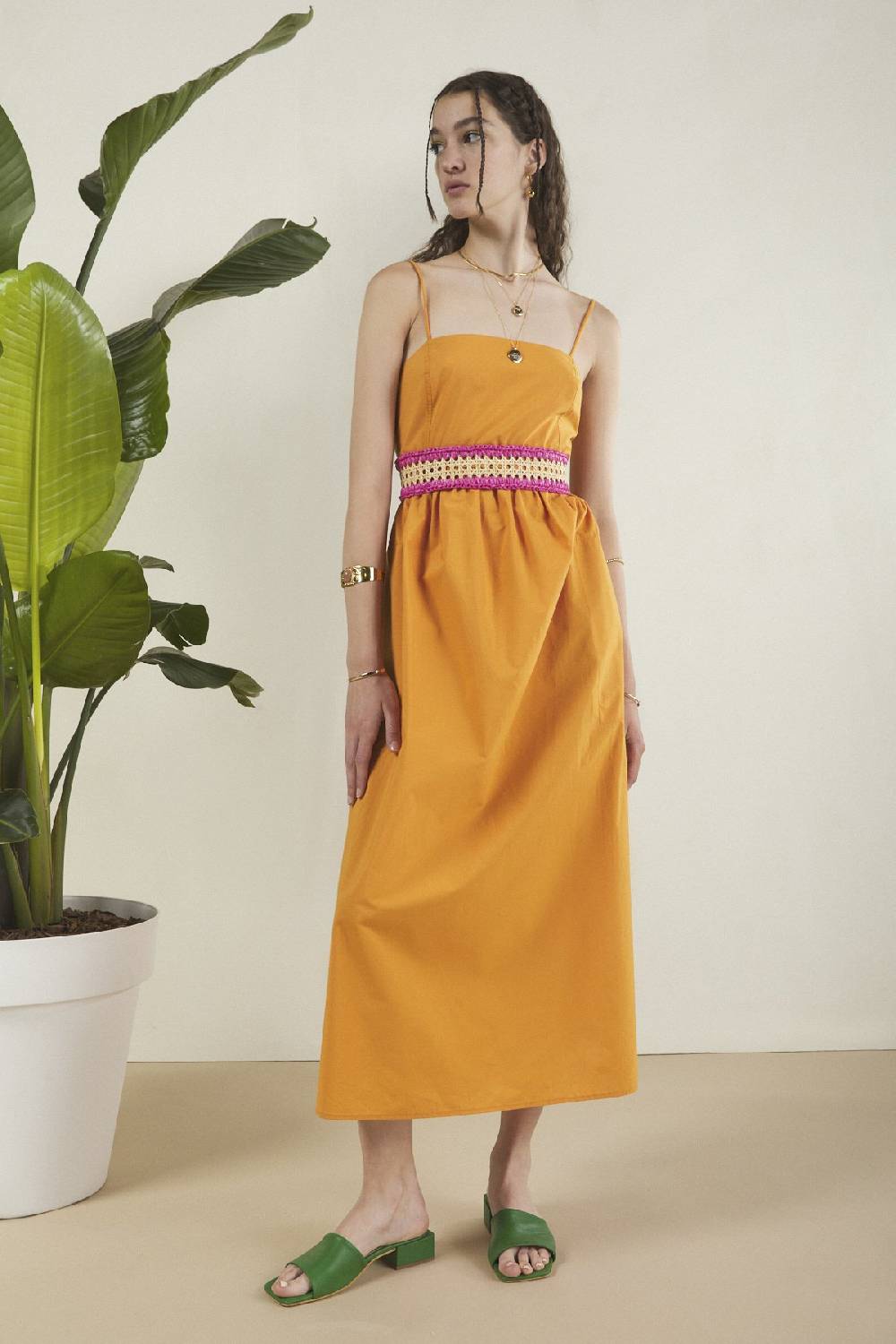 ottod'Ame Poplin long dress