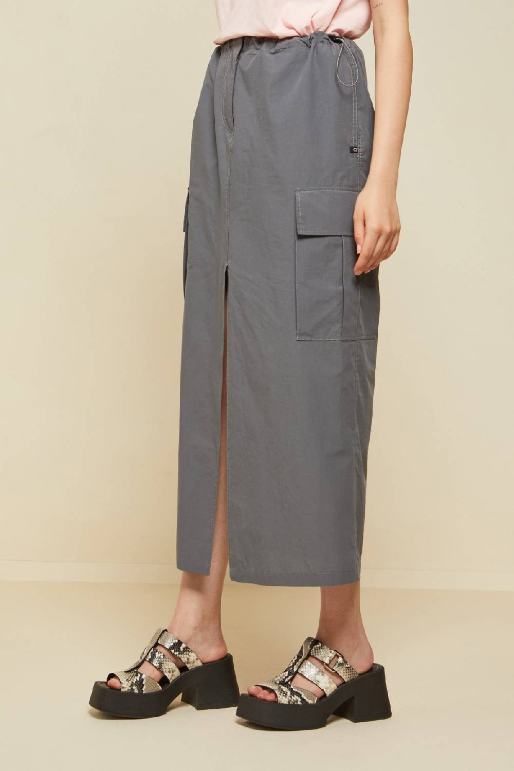 Ottod'Ame Poplin Long Skirt